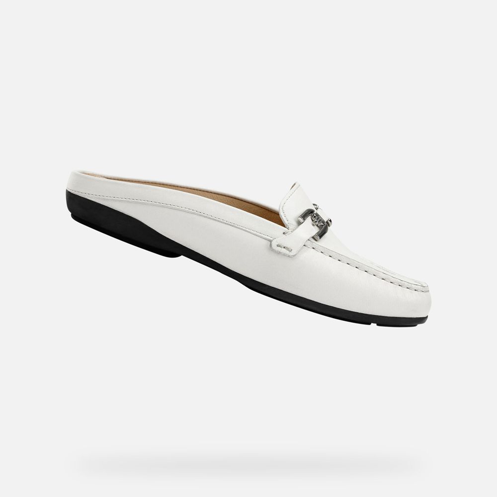 Mocassins Geox Senhora Branco - Annytah - GAROP7035